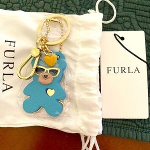 Furla bear key chain
